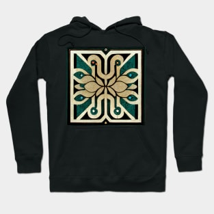 Art Deco design - peacock noir IX Hoodie